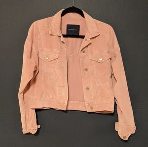 American Eagle Pink Corduroy Jacket